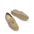 thumbnail image 5 of Women's Suede Loafers Slip-On Comfortable Business Casual Work Shoes with Arch Support, 5 of 6