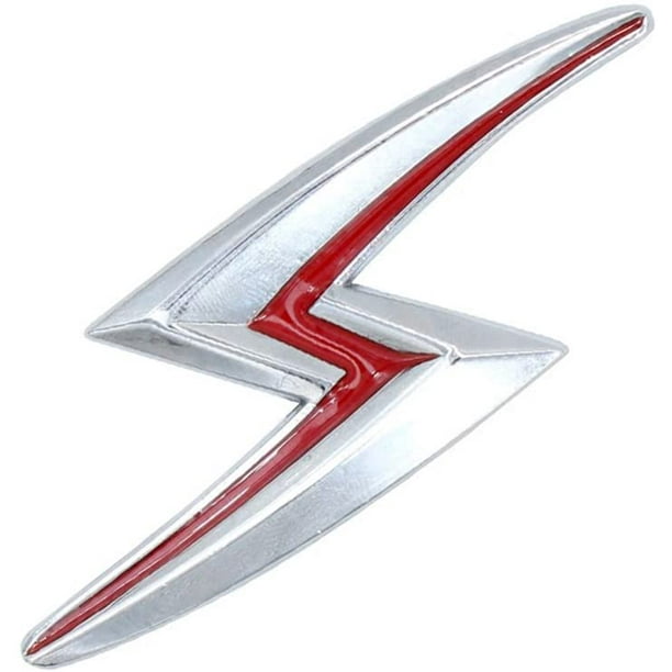3d Metal Lightning Styling Logo Emblem Car Stickers Badge Trunk
