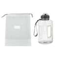 thumbnail image 2 of Gran Capacidad De 1500 Ml Marcado En Escala De Botellas De Agua Deportiva Con Taza De Paja Para Almacenamiento De Agua De Fitness Al Aire, 2 of 7