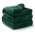 thumbnail image 7 of Exclusivo Mezcla Plush Fuzzy Large Fleece Throw Blanket (50" x 70", Forest Green)- Soft, Warm and Lightweight, 7 of 7