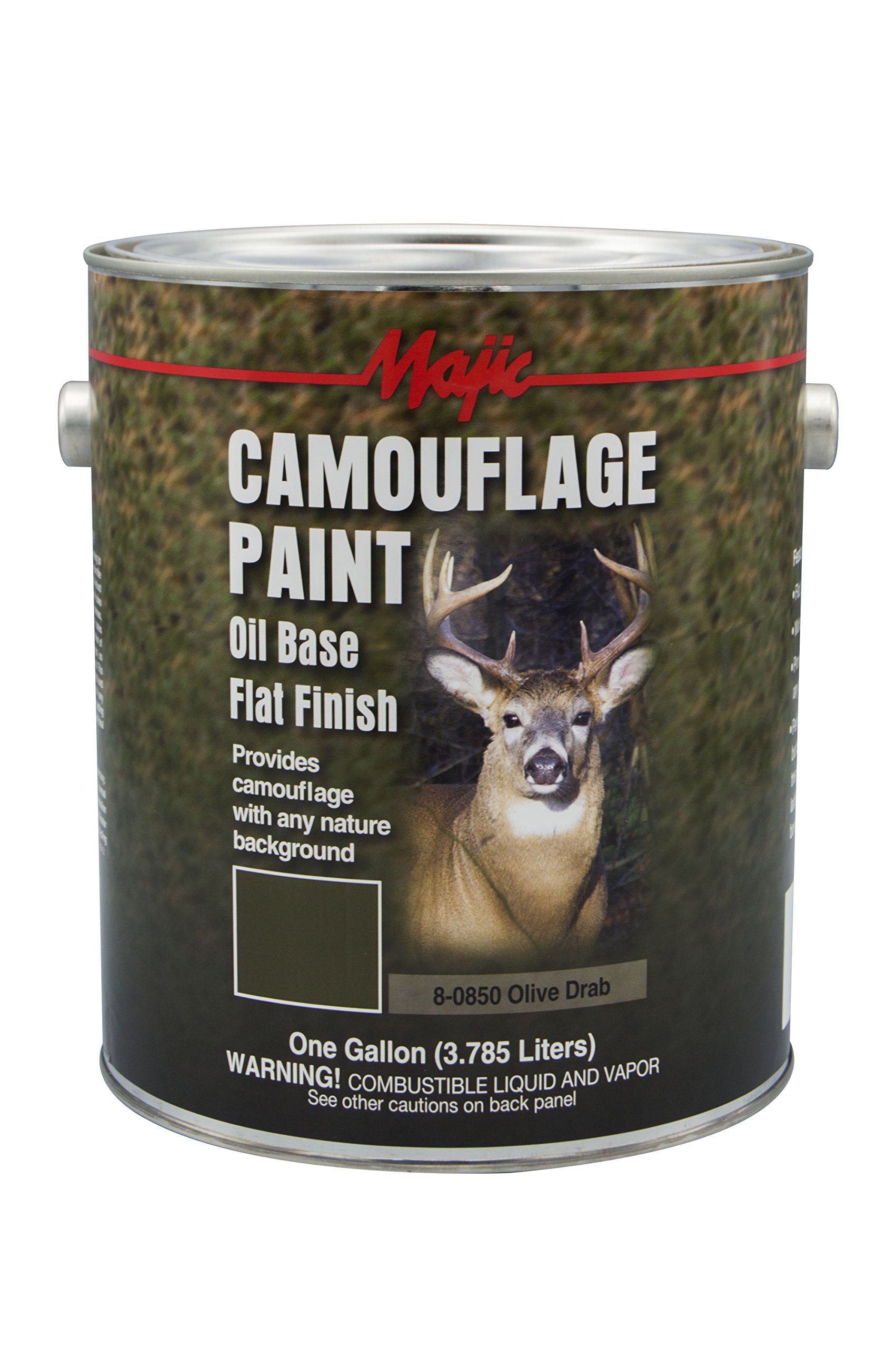 Majic Paints 808501 Camouflage Paint, Olive Drab