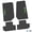 Black w/ Lime & White insert, variant on Flextread Floor Mats for 07-13 Jeep Wrangler JK 2-Door - Mopar Licensed Factory Fit - Black w/ Jeep Peace Sign Insert - 100% Made in USA