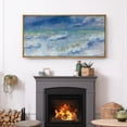 thumbnail image 5 of IDEA4WALL Extra Large Framed Canvas Print Wall Art Serenity at Sea Painting Illustrations Minimal Impressionist's Vision Fine Art Retro Wall Decorative Oversized Artwork - 60"x30", 5 of 5