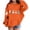 Orange#3, variant on Qingpeng Boys Girls Cute Ghost Graphic Hoodie Long Sleeve Pullover Sweatshirt with Kangaroo Pocket