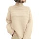 thumbnail image 1 of Suéter PRETTYGARDEN Otoño 2025 Tejido Grueso Pulóver XL Beige, 1 of 6