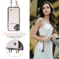 thumbnail image 3 of Elehold PU Leather Zipper Pocket Wallet Case for iPhone 16 Plus RFID Blocking Card Holders Large Capacity Anti-Scratch Detachable Handstrap Shockproof Case, White, 3 of 8
