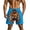 Blue#mens Bohemia swim trunks, variant on UVEASISHA Men Board Shorts Funny Printed Drawstring Summer Beach Shorts Breathable Lightweight Loose Fit Swim Trunks with Pockets Green S
