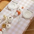 thumbnail image 3 of Romanstile Fall Tablecloth 60x84inch Rectangular Thanksgiving Autumn Harvest Pumpkin Mushroom Orange Buffalo Plaid Table Cover for Party Picnic Dinner Decor, 3 of 8