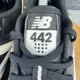 thumbnail image 3 of New Balance 442 Shoes Mens Size 10 2E Black Soccer Team Indoor Training Sneakers, 3 of 6