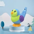 thumbnail image 2 of Blue Feathered Friend Water Flute Chirp Sound Maker, Learning Instrument Child Breath Control, Developmental Music Whistle, 2 of 6