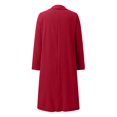 thumbnail image 3 of Vedolay Womens 2023 Coat Womens Jackets Casual Long Sleeve Open Front Business Lapel Suit Jackets with Pockets,Red XL, 3 of 5
