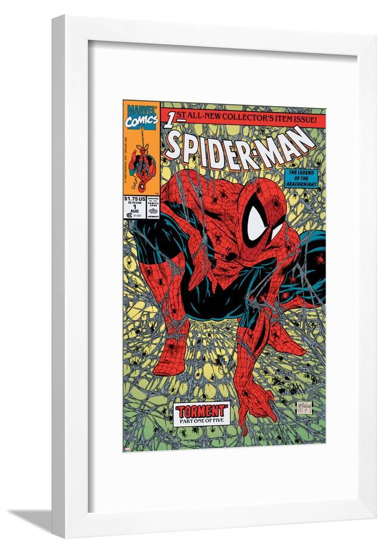 Spider-Man No.1 Cover: Spider-Man Framed Print Wall Art By Todd