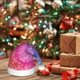 thumbnail image 6 of Bingfone Rainbow Glitter Cute for Kids Christmas Hat Santa Hat for Boys Girls Teenager for Christmas New Year Xmas Festive Holiday Party Supplies Gifts, 6 of 6