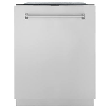 ZLINE 24 In. Tall Tub Dishwasher in Stainless Steel with Traditional Style Handle (DWMT-304-24)