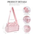 thumbnail image 4 of Bolsa de gimnasio Bucosd, pequeña, para mujer, bandolera con compartimento húmedo, 4 of 6