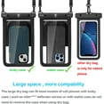 thumbnail image 2 of Tiflook [Up to 10"] Large Capacity Waterproof Phone Case IPX8 [2-Pack] Black Pouch Lanyard Vacation Dry Bag for iPhone 14/13/12/11 Pro Max/Pro/Xr/Xs/8 Plus, Galaxy S23/S22/S21/S20/Note 20/10/A14/A13, 2 of 6
