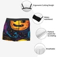 thumbnail image 3 of Yiaed Playful Ghosts Night Sky Print Men's Soft Cotton Boxer Shorts Breathable Boxers Underwear Moisture-Wicking Underwear Stretch Boxer Briefs for Man-Large, 3 of 5