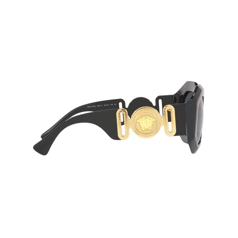 VERSACE VE4424U GB1 87 Black Dark Grey 56 mm Women display picture 3
