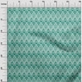 thumbnail image 3 of oneOone Polyester Spandex Teal Green Fabric Asian Leaves Sewing Craft Projects Fabric Prints By Yard 56 Inch Wide, 3 of 4