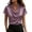 02 Wine, variant on Fewfanhot Women's Tops Silk Satin Tops Cap Short Sleeve Blouse V Neck Shirts Business Casual Outfits