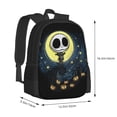 thumbnail image 2 of Jack And Sally Night-Mare Before Christmas Backpack,3d Print Laptop Backpack Lightweight Casual Daypack Bookbag Multi-Function Travel Backpack, 2 of 5