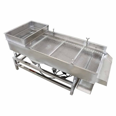 

INTSUPERMAI Double Motor Linear Vibrating Screen Wheat Flour Sieve Machine 10mm Mesh