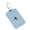 Blue, variant on Suitcase Tages Travel Luggage Tages Identifiers Bag Tages PU Leather Luggage Tages with Steel for Backpacks Use