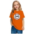 thumbnail image 2 of FamilyThread Toddler Girls Boys Fashionable Short Sleeve Cotton T-Shirt Baseball Print Summer Tops Crew Neck Casual Daily Shirt For 3-9Y, 2 of 5