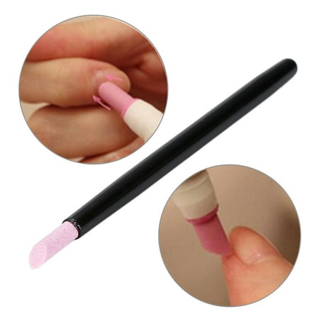 Jeobest 1 Pcs Nail Buffer Quartz Scrubs Stone Cuticle Remover Stick Jeobest 1 Pcs Nail Buffer Quartz Scrubs Stone Cuticle Remover Stick Pen Spoon Cut Pusher Polish