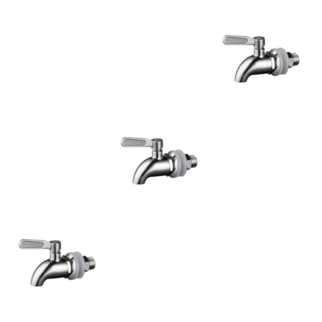 Maytalsory 1/2/3/5 Argent Fil Dia Buse Godet Résistant à la Corrosion et Robuste Robuste et Durable Inoxydable 12mm 3PCS