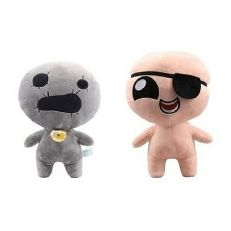 Njube Lovely Japanese Anime Binding of Isaac Plush Keeper and Cain Stuffed Dolls Cute Figures 12 Inches (A & B)