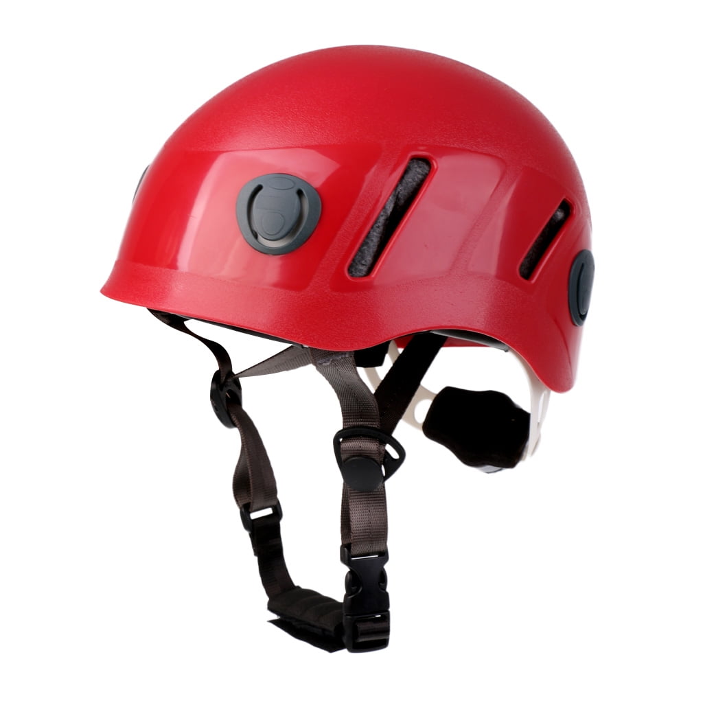 Pro Rock Climbing Caving Rappelling Rescue Safety Helmet Hard Hat Head Protector 