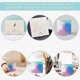 thumbnail image 4 of 36 Pcs Mini Card Holder Cute Table Holder Table Shape Triangle Nostrum Holder Wedding Table Holder Platinum Stand, 4 of 5