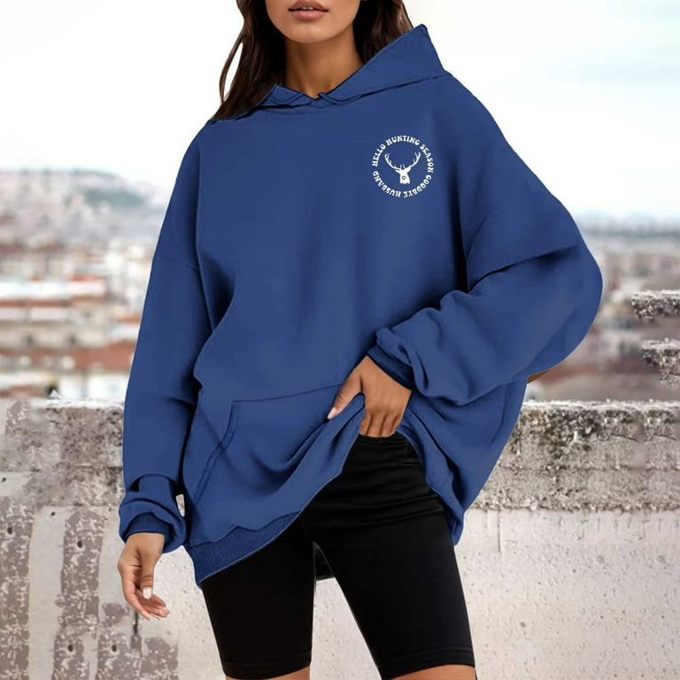 WENWU Hoodies Sweatshirt for Women Long Sleeve Hoodie Women