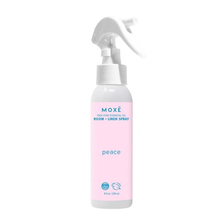 MOXE Essential Oils Peace Room Spray Aromatherapy Lime Mandarin Bergamot Linen Spray Air Freshener 8 oz
