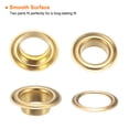 thumbnail image 4 of Juego de 20 ojales con arandelas de 12 mm, kit de ojales de metal cobre para cortinas, lonas, bolsas de cuero DIY, dorado, 4 of 6
