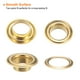 thumbnail image 4 of Juego de 20 ojales con arandelas de 12 mm, kit de ojales de metal cobre para cortinas, lonas, bolsas de cuero DIY, dorado, 4 of 6