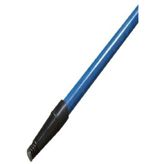SPARTA Spectrum Fiberglass Broom Handle, Mop Handle, Replacement Handle With Acme Threaded Tip For Commercial Cleaning, 60 Inches, Blue, (Pack of 12) Blue/Black Pack of 12 Replacement Handle
