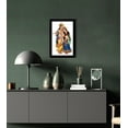thumbnail image 5 of IBA Indianbeautifulart Radha Krishna Picture Frame Religious Poster Black Wall Frame Deity Photo Frame Wall Decor&nbsp;For Home/ Office/ Temple-6 x 8 Inches, 5 of 7