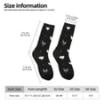thumbnail image 2 of Fotbe Funny Chicken Pattern Long Socks for Men & Women – Breathable & Stretchy Compression Socks, Ideal for Running, Travel, and Everyday Wear Size 5-11, 2 of 6