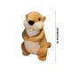 thumbnail image 3 of Lindo peluche de marmota con dientes grandes | Peluche realista de 21 cm | Terciopelo suave para decoraciones, regalos y artículos de fiesta del Día de la Marmota, 3 of 6