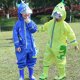 thumbnail image 3 of Traje de lluvia para niños, impermeable de dinosaurio para niños pequeños, chaqueta de mono, traje de bebé, 3 of 8