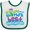 White and Green, variant on Inktastic Mail Carrier Grandpa Mailman Boys or Girls Baby Bib