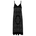 thumbnail image 6 of BANDANA BLACK GRAY Sleeveless Dress Loose Women's Dress Dresses Luxury Evening Dresses, 6 of 9