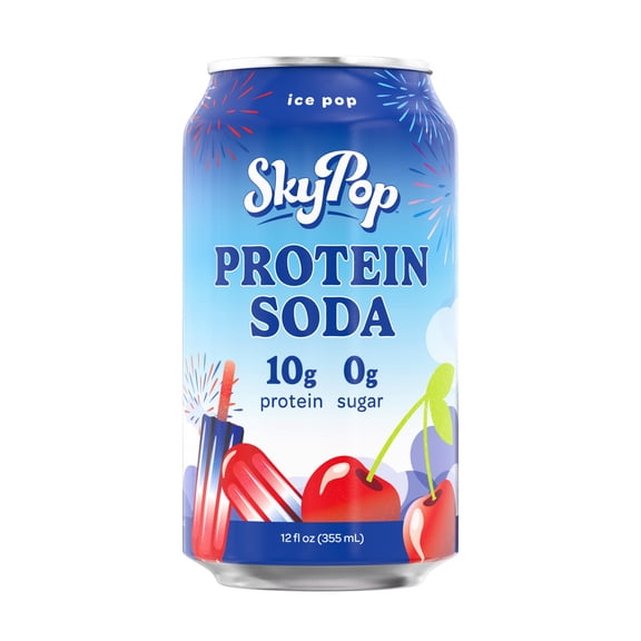 SkyPop Protein Soda Ice Pop, 10g Protein, 12 fl oz