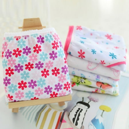 

6pcs/pack Baby Girls Underwear Cotton Panties Kids Short Briefs Children Underpants