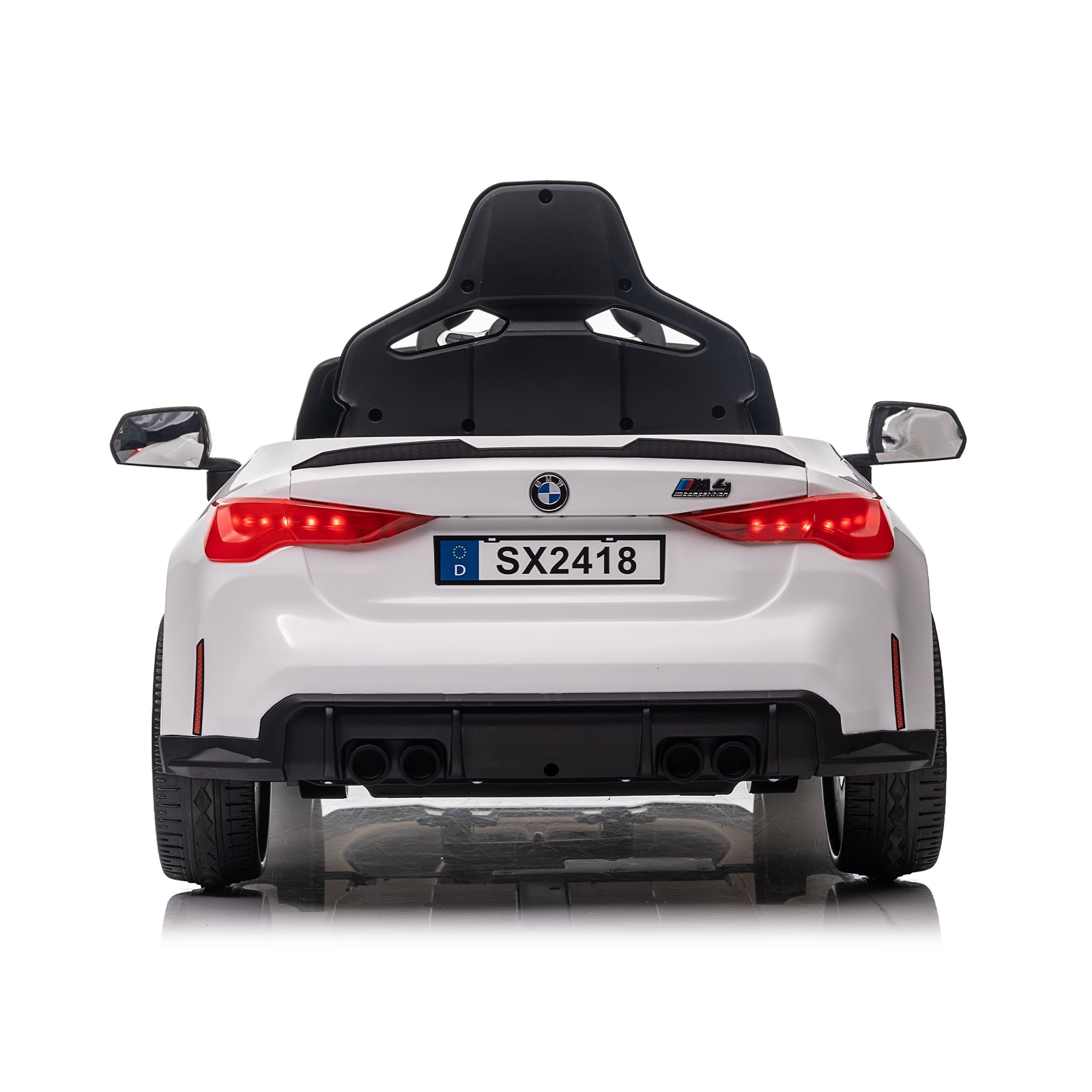 12V Kids Ride on Toy Car Authorized by BMW M4, Kids Electric Car W/Parents Remote Control , White
