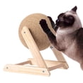 thumbnail image 3 of Pelota rascadora para de sisal natural, de , para interiores, natural y , interactivo para tiempo de tiempo de tiempo de de 22x18x16cm Sunnimix pelota para rascar gatos, 3 of 8