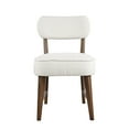 thumbnail image 6 of Wes Mid-Century Modern Boucle Upholstery Dining Chair (Set of 2), 6 of 8