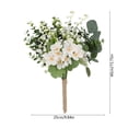 thumbnail image 3 of Ramo de flores artificiales, arreglo floral rústico | Pieza decorativa para bodas, centro de mesa para el hogar | Exhibición interior para estante o repisa de la sala de estar, 3 of 6